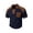56Navy84, variant on XAOFW Performance Zipper Pocket Polo Shirts For Man Athletic Knit Casual Sport Short Sleeve Patchwork Shirt Comfortable Tops L