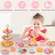 thumbnail image 4 of 44 Piezas Juego de Te para Niñas Juguete De Postre Fiestas Té Comida De Cocina Xtellar rosa, 4 of 4