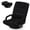 Black, variant on HABUTWAY Swivel Gaming Floor Chair with Armrest Handles, Folding Reclining Sofa, No Assembly, 6-Position Backrest for Video Games