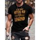 thumbnail image 1 of Camiseta de cuello redondo con estampado "Me estoy convirtiendo en leyenda" para hombre, camiseta informal de manga corta, ideal para salidas de verano. Para adultos, hombres, mujeres, adolescentes, j, 1 of 6
