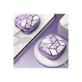thumbnail image 5 of i-Blason Cosmo - Case for wireless earbuds - thermoplastic polyurethane (TPU) - purple marble - for Samsung Galaxy Buds Live, Buds Pro, Buds2, 5 of 6