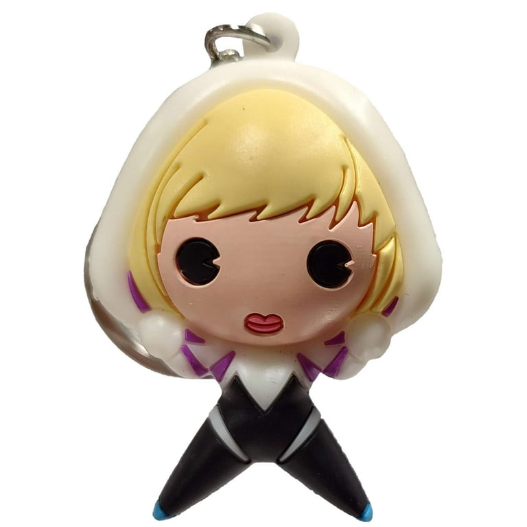 Marvel 3D Figural Keychain Series 7 Unmasked Spider Gwen