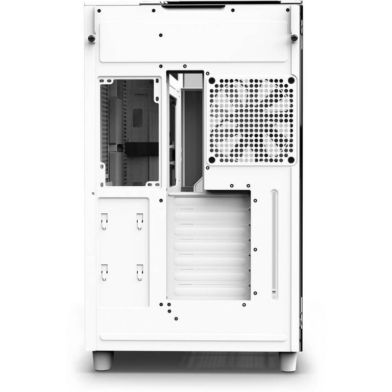 NZXT H9 Elite Mid-Tower Case, White, Dual-Chamber, RGB Fans