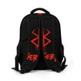 thumbnail image 5 of Berserk Logo School Bag Laptop Backpack Bookbag Satchel Multipurpose Large Capacity Daypack Adjustable Travel Bag Rucksack, 5 of 6