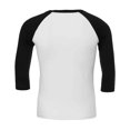 thumbnail image 2 of Bella + Canvas T-Shirt de Baseball à Manches 3/4 pour Adulte, 2 of 3