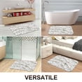 thumbnail image 2 of 1pc Floral Pattern Fabric Absorbent Non-Slip Bathroom Thickened Flannel Rug Decor,Soft,Quick Drying,Suitable For Indoor/outdoor Use,Bathrooms,Bedrooms,Kitchens,Terrace,Laundry Rooms,16"x24", 2 of 9