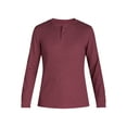 thumbnail image 3 of George Men’s & Big Men’s Thermal Henley Shirt with Long Sleeves, Sizes XS-3XLT, 3 of 5