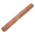 thumbnail image 1 of Miangastore Texture Roller for Clay Wooden Clay Printing Rod Children Pastry Baking Clay Pin, 1 of 8