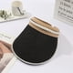 thumbnail image 1 of Sombrero de paja de rafia decorado con perlas, gorra de protección solar para exteriores, ciclismo, viaje, ligero, transpirable, a la moda, 1 of 5