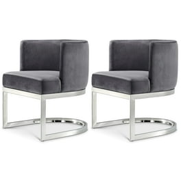 Meridian Furnture Carousel Faux Leather Dining Chair - Chrome Meridian Furnture Carousel Faux Leather Dining Chair - Chrome