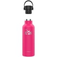 thumbnail image 4 of ELK Insulated Water Bottle with Standard Mouth Flex Lid - Double Wall Stainless Steel, Dishwasher Safe - Keep Drinks Cold or Hot for Hours - BPA-Free & Phthalate-Free Hydration (Watermelon, 20 Oz), 4 of 7