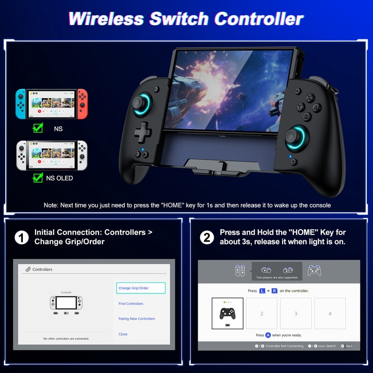 Joypad for Switch Controller, Wireless Switch Controllers for