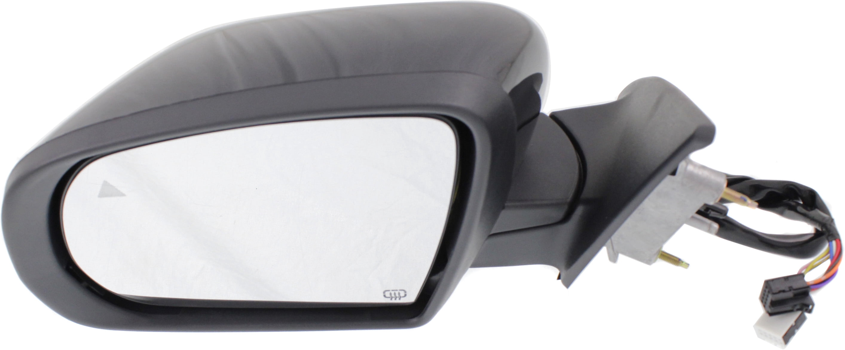 Mirror Compatible With 2014-2018 Jeep Cherokee Left Driver Side Heated Auto-Dimming w/ Blind Spot Detection in Glass In-housing Signal Light Paintable Kool-Vue
