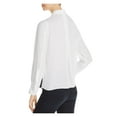 thumbnail image 2 of Le Gali Womens Ariel Chiffon Contrast Trim Button-Down Top, 2 of 2