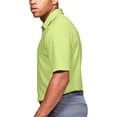 thumbnail image 2 of Under Armour Men's Tech Golf Polo , Neo Yellow (730)/Pitch Gray , Large, 2 of 2