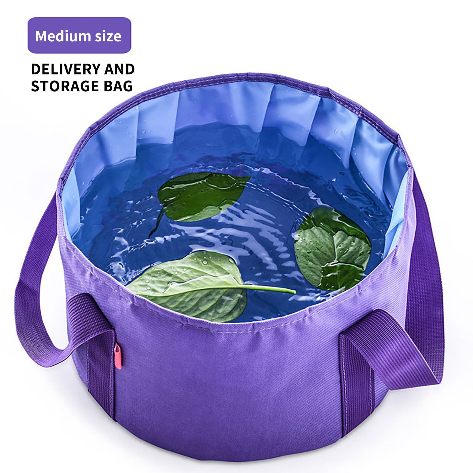 LBS Foldable Water Basin Foot Soak Bucket Foot Soak Bag Multifunctional