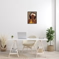 thumbnail image 2 of Stupell Industries Female Pondering Tropical Floral Crown Monstera Leaf, 16 x 20, Designed by JJ Design House LLC, 2 of 7