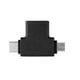 thumbnail image 3 of Adaptador USB OTG micro USB 2 en cable corto USB para cargar, 3 of 9