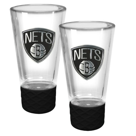 

Brooklyn Nets 2-Pack Cheer Shot Set with Silicone Grip