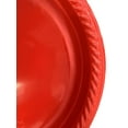 thumbnail image 4 of Nicole Fantani's Ideal Dining 10" Disposable Red Plastic plates Good to use in Microwave, Bulk Stock for Restaurant, Hotel, Deli & Elegant Parties : 300 Count, 4 of 5