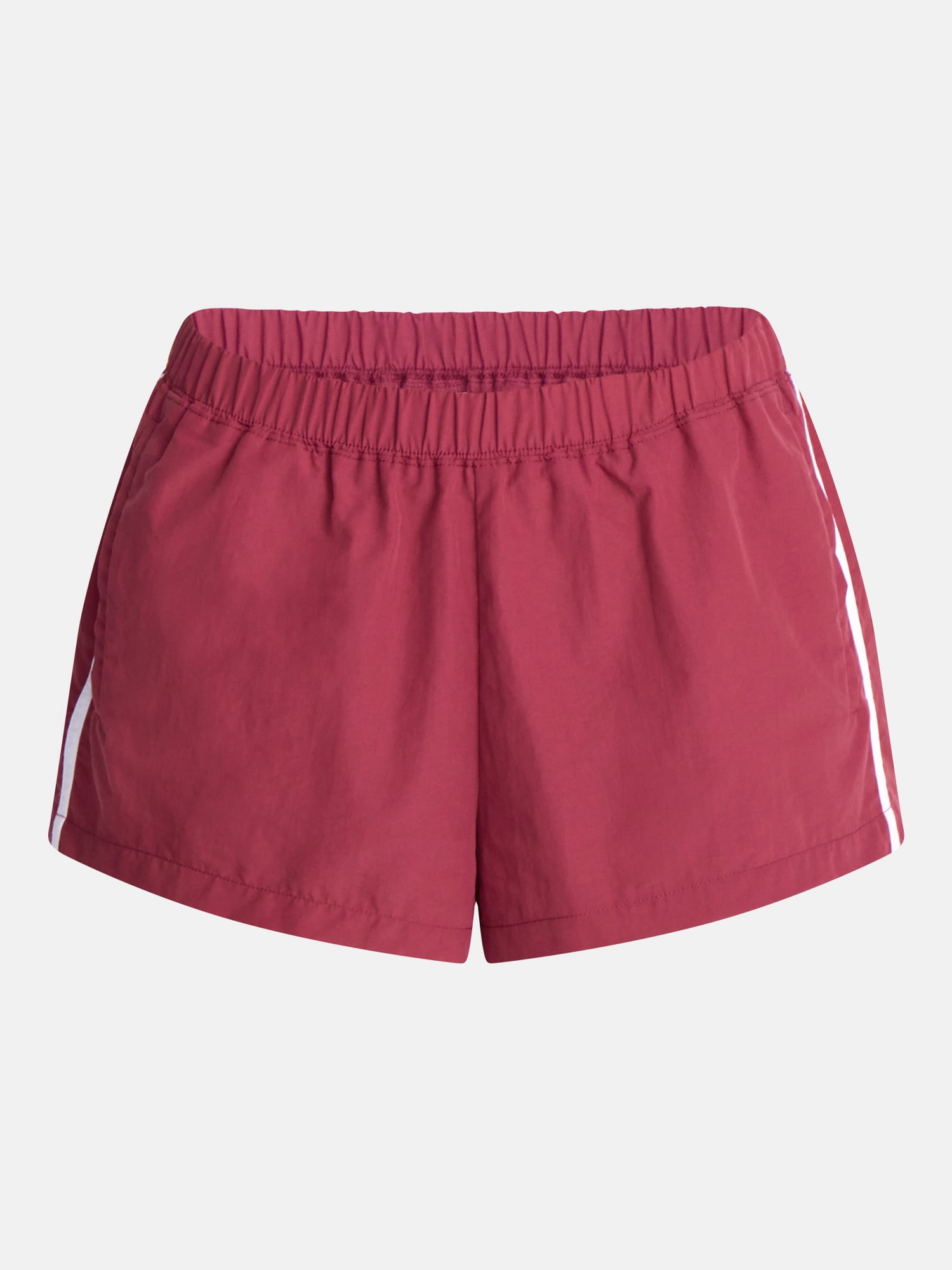 No Boundaries Nylon Track Shorts, 2'' Inseam, Women's XXS-XXL