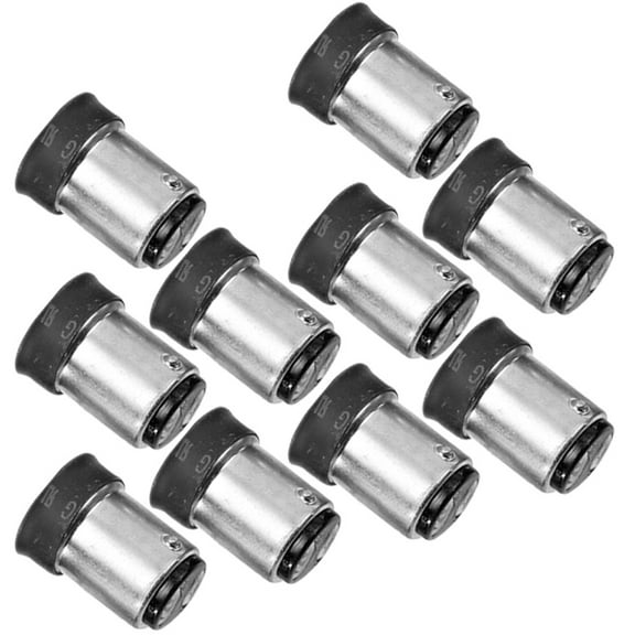 ELAYARD 10Pcs Lightbulb Adapter Socket B15 to E14 Base Adapter Black Copper for Monitoring Systems Basements
