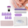 thumbnail image 4 of Juego de eliminación de esmalte de uñas, separador de uñas, lima de uñas, cepillo para polvo, Gel, almohadillas de algodón para remojar, 4 of 9
