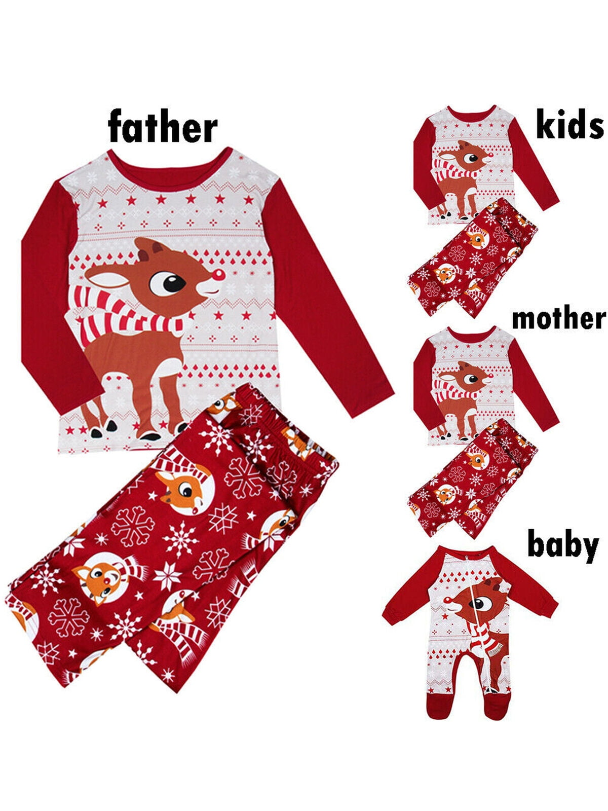 walmart christmas pajamas kids