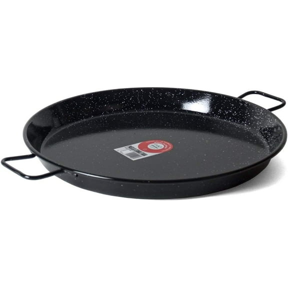 Enameled Steel Paella Pan, 55cm