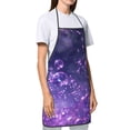 thumbnail image 3 of Fuzoiu Purple Bubble Abstract Art Print Waterproof Apron, Kitchen Apron for Women Men Chef, Apron for Christmas Dinner Party Cooking Baking Crafting House Cleaning Kitchen, 3 of 7