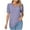 Purple, variant on gakvbuo Womens Tops!Women's Casual Fashion Hollowed Out V-neck Sleeve T-shirt
