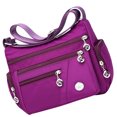 thumbnail image 2 of 1 bolso bandolera de nailon multicapa impermeable para un solo hombro., 2 of 5