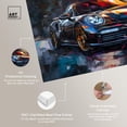 thumbnail image 4 of Turbocharged Porsche II Canvas Lux Car Paintings by Art Remedy, Gallery Wrapped, 36" x 24", 4 of 7