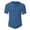 Blue, variant on Men's Casual T Shirts Short Sleeve Solid Color Button Up Tee For Daily Wear Outdoor Activities Spring Summer Comfortable Top Mens Polyester Spandex Shirt Striped Long Sleeved Shirt Men Mens Running