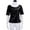 Black, variant on Short Sleeve Casual Tops for Women Fashion Sequins Sparkle Coctail Party Blouse Crop Shirt T Shirts Basic Tee Tops