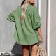 thumbnail image 3 of Cárdigan Camisa Manga Larga Solapa Bolsillo Botón Color Puro Casual Moda Top para Mujer Verde L, 3 of 5