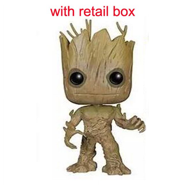 Figuras de acción de 10 cm de personajes de Marvel: Rocket Raccoon, Star-Lord, Gamora, Drax el Destructor, Groots, Kawaii