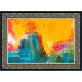thumbnail image 4 of 23x29 Ornate Silver Picture Frame - UV Acrylic, Foam Board Backing, Hanging Hardware, 4 of 8