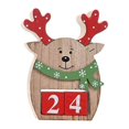 thumbnail image 1 of Christmas Decorations Three Dimensional Calendar Wooden Ornaments Countdown, 1 of 6