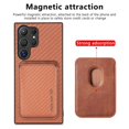 thumbnail image 2 of For Samsung Galaxy S25 Ultra Case Magnetic Detachable Card Holder Phone Back Cover - Black, 2 of 5