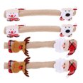 thumbnail image 1 of OUNONA 4Pcs Multi Color Xmas Oven Microwave Handle Covers Decorative Kitchen Protectors, 1 of 6