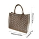 thumbnail image 3 of Bolso Bandolera Informal Marrón para Mujer | Poliéster 34X30X15Cm | Ligero 160G | Versátil y Elegante para El Trabajo y Salidas | Regalo para Mujer | 1 Unidad, 3 of 6