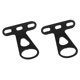 thumbnail image 5 of 2 soportes de soporte fijos para cesta delantera de bici, universales y resistentes para la instalación de cestas de bici para bicis de Negro, 5 of 8