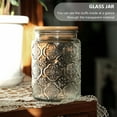 thumbnail image 2 of Snack Storage Jar Glass Dried Fruit Container Glass Jar Glass Tea Leaves Holder with Lid, 2 of 8