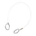 thumbnail image 3 of Unique Bargains Wire Clay Mud Cutting Tool Wire Clay Cutter Curly Cutoff Tool, 12.2 Inch Silver Tone, 3 of 6