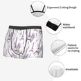 thumbnail image 4 of KLL Lavender Flowers Men's Cotton Boxer Briefs Underwear-Large, 4 of 8
