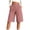 Brown, variant on felwors Womens Casual Bermuda Shorts Knee Length Wide Leg 2 Pockets Brown for Size M