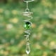 thumbnail image 2 of Colgante electrochapado Campana de viento Colgante giratorio Cola de viento Doble espiral Pequeño colgante de cristal, 2 of 3