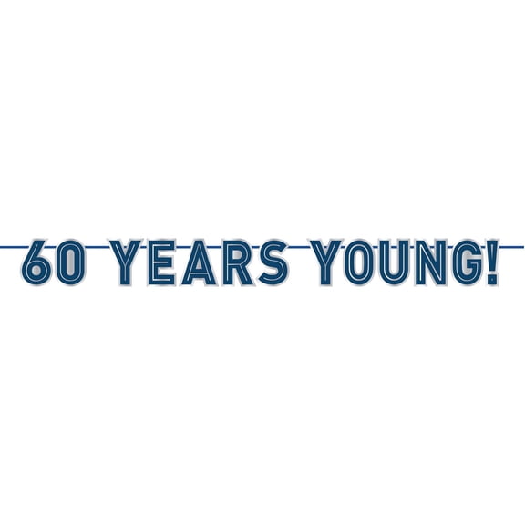 60 Years Young Banner