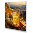 thumbnail image 2 of Designart "Sunlit Straw Tequila Yellow Cocktail Bliss I" Food & Beverage Canvas Wall Art - Traditional Yellow Cocktails Entryway Wall Art, 2 of 6